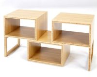 竹のBOXシェルフ 本棚・シェルフ｜本棚・シェルフ通販【家具の里】