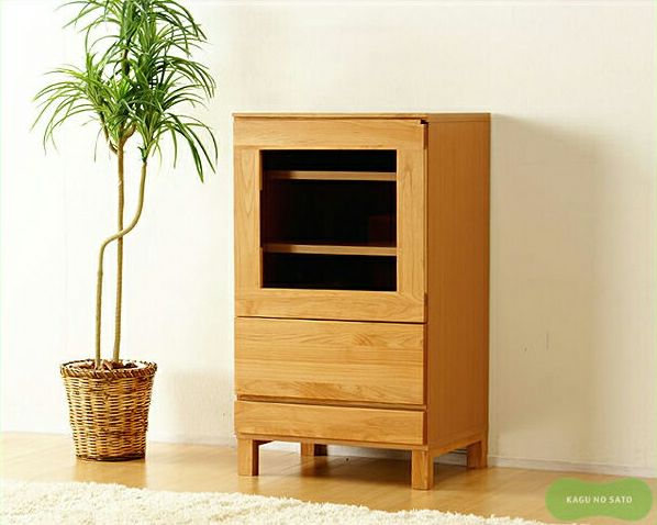 シンプルでやさしい暖かみの木製リビングボード_詳細01