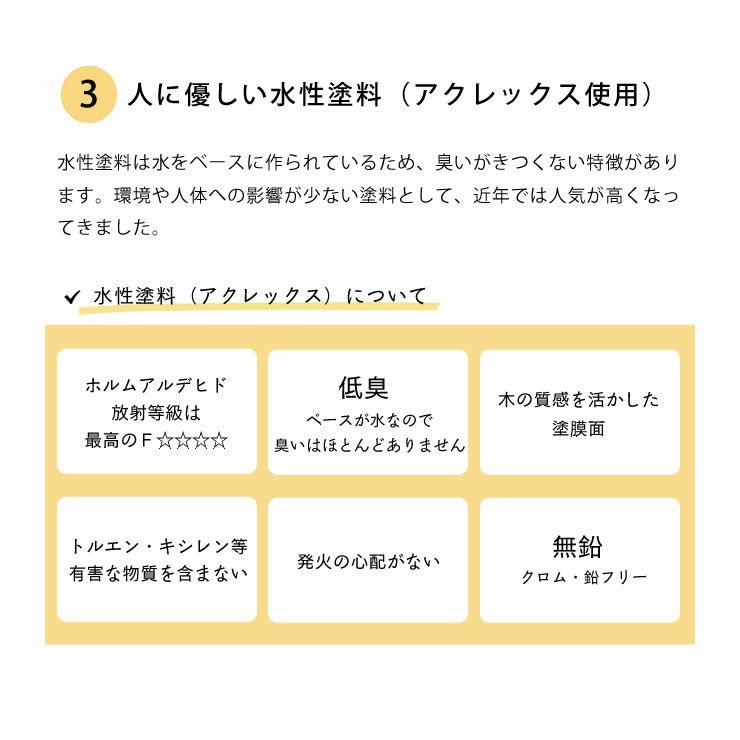 人に優しい水性塗料の親子ベッド