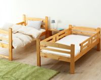 はしご固定式ですっきりな見た目の二段ベッド_詳細03