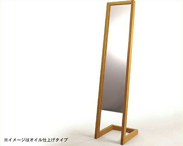 ナラ無垢の木製スタンドミラー miyakonjo product(ミヤコンジョプロダクト)COMISEN(コミセン)シリーズ_詳細01