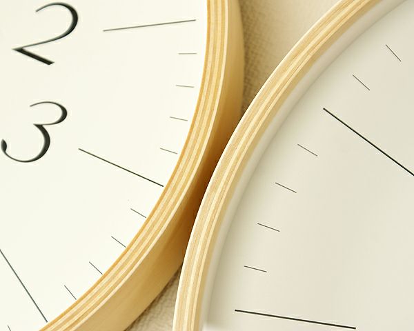 掛け時計リキクロックMサイズ（電波時計）Lemnos（レムノス）RikiClock_詳細02