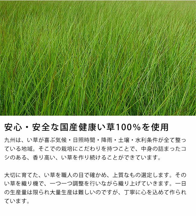 安心安全な国産健康い草100％を使用したい草子供用サマーマット