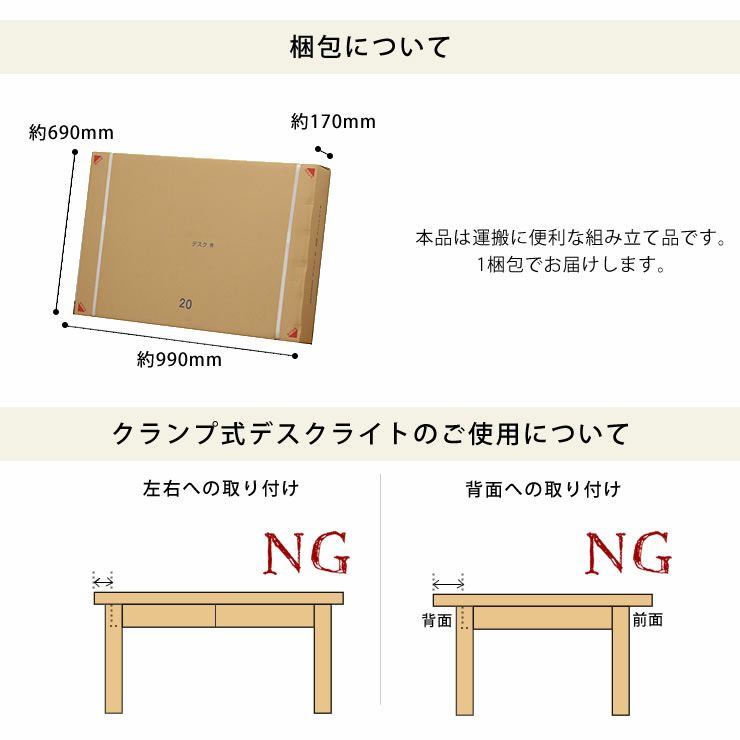 梱包とライト取り付けについて