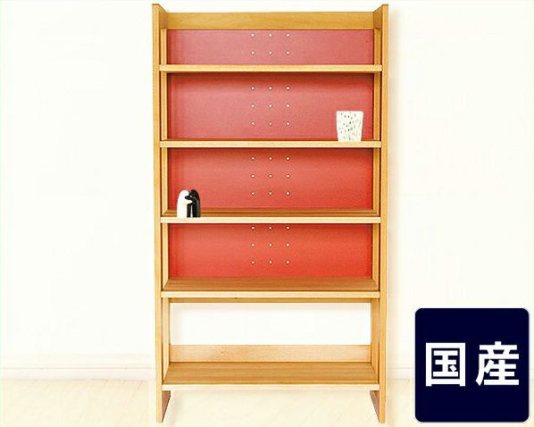 女性視点でデザインされた　木の書棚・本棚ラック【MUCMOC】
