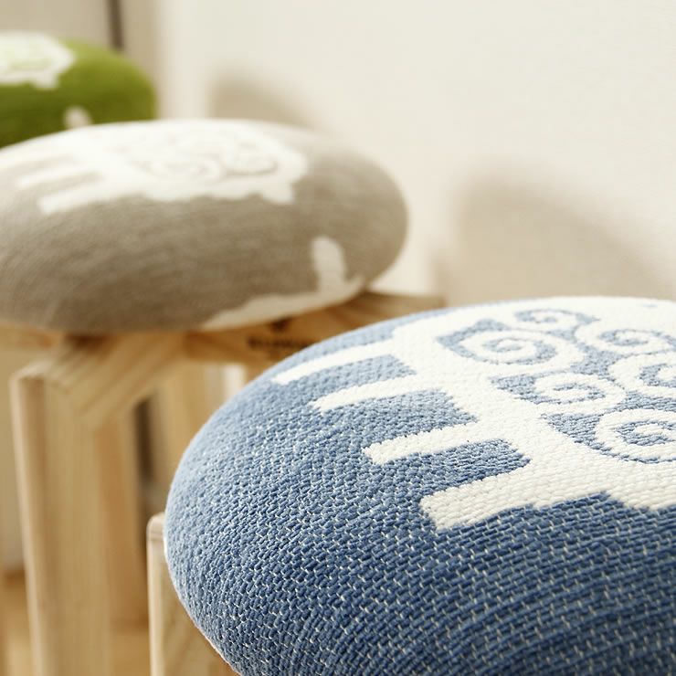 羊スツールの座面イメージ