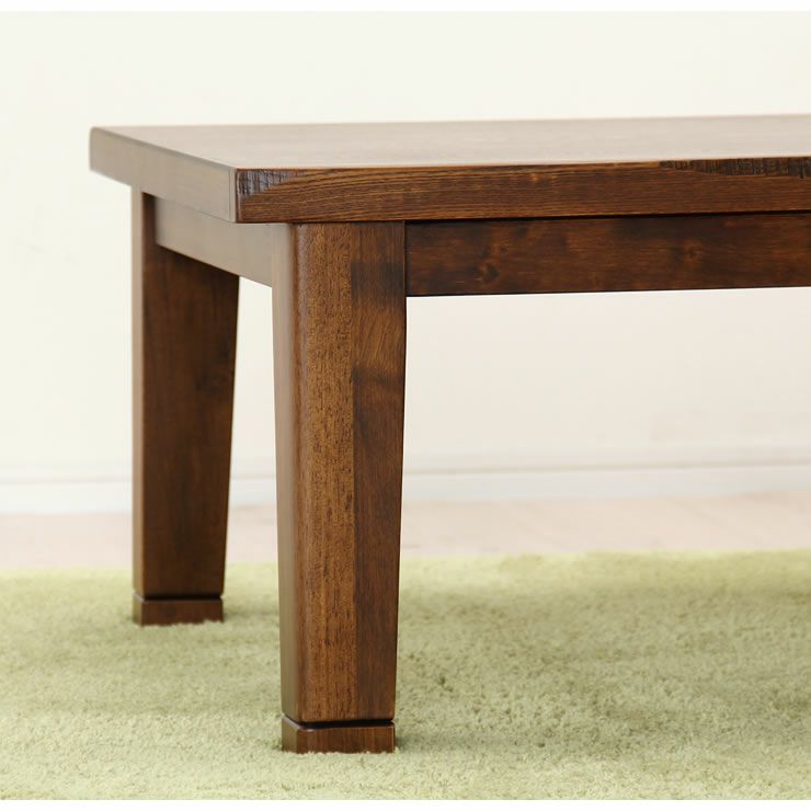 木の温かみがある風合いを楽しめるデザインのこたつ