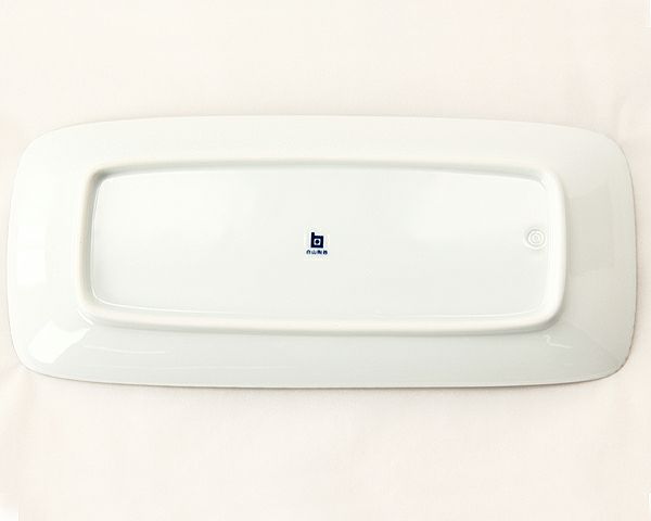 白山陶器（はくさんとうき）重ね縞長焼皿_詳細03