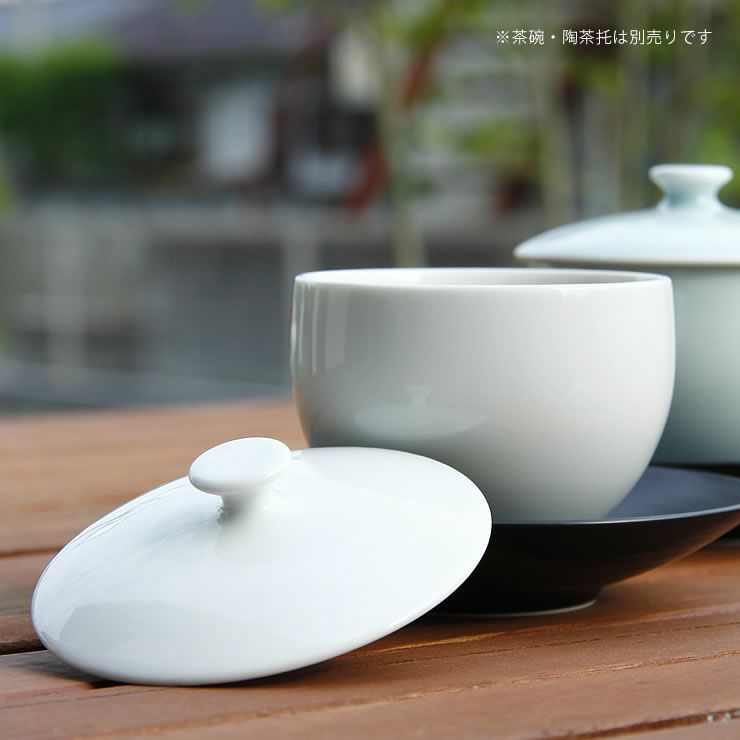 白山陶器（はくさんとうき）茶和（さわ）煎茶碗用蓋_詳細16