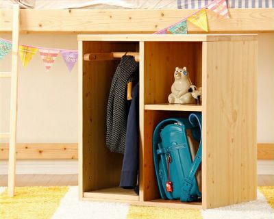 子供部屋にぴったり！ひのきのシェルフ_詳細01