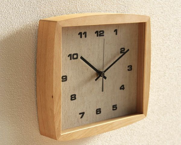 La Luz（ラルース）フォルムクロックナチュラル 掛け時計｜掛け時計