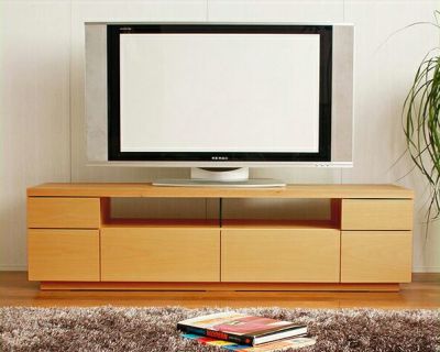 流れる木目がナチュラルでシンプルなテレビボードビーチ 幅150cm_詳細01