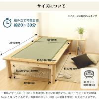 畳ベッドのサイズについて