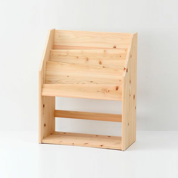 ひのき香る無垢の絵本棚_詳細02