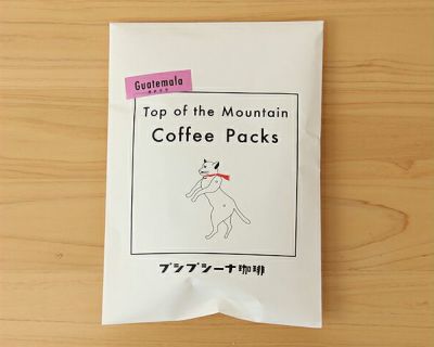 プシプシーナ珈琲ドリップコーヒーパック 山頂のコーヒーガテマラ（5個入り）_詳細01