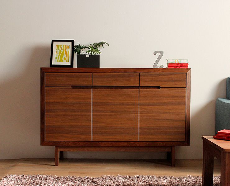 上質な存在感のある木製リビングボード_詳細02