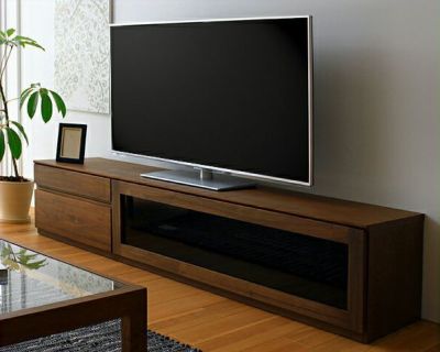 お好みに並べ替えできて使いやすい木製テレビボード・テレビ台 180cm幅（ウォールナット）_詳細01