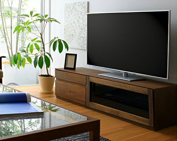 お好みに並べ替えできて使いやすい木製テレビボード・テレビ台 150cm幅（ウォールナット）_詳細01