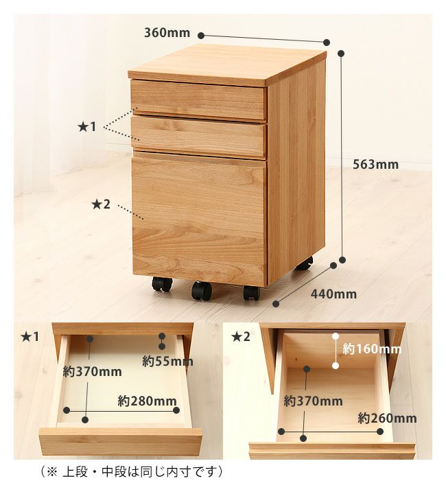 学習机3点セットのサイズについて