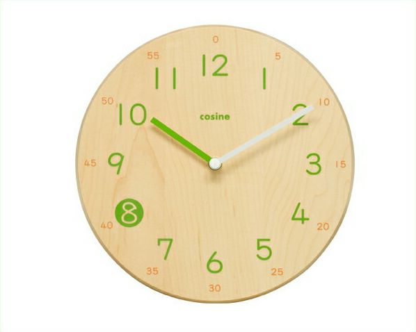 時間の勉強ができる機能的な木製子ども時計_詳細01