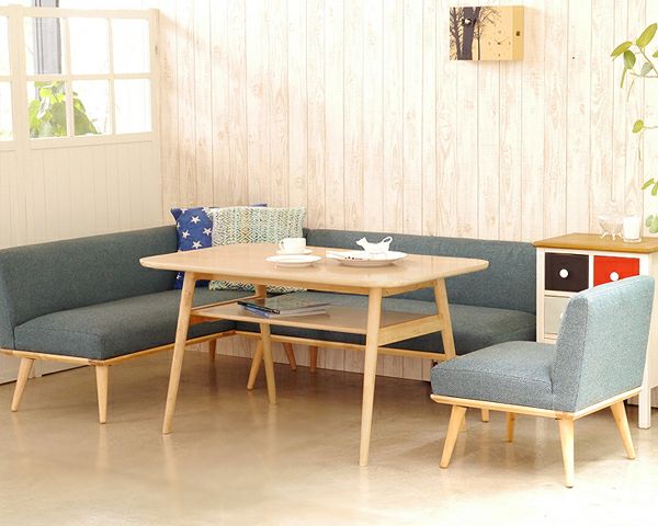 組合わせを楽しめる北欧風デザインのダイニングテーブル（幅120cm）_詳細03
