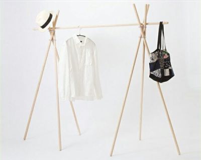 【国産】abode（アボード）<br>ハンガーラック／ワードローブ<br>PVCS - Wardrobe<br>デザイナー　奈須田 友也<br>※代引き不可
