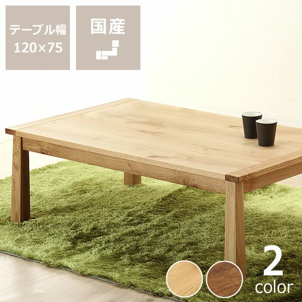 気づけ 送料無料 国産 120サイズ デザイン3色こたつ ヒーター込 ※