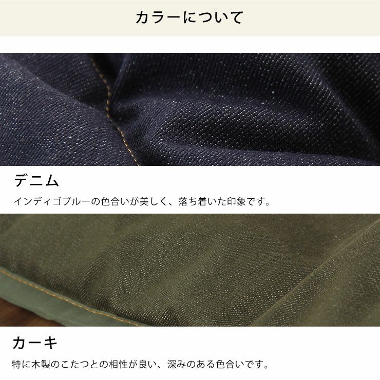 こたつ布団　省スペース　掛け単品 190cm×190cm 「正方形～75cm」用_詳細11