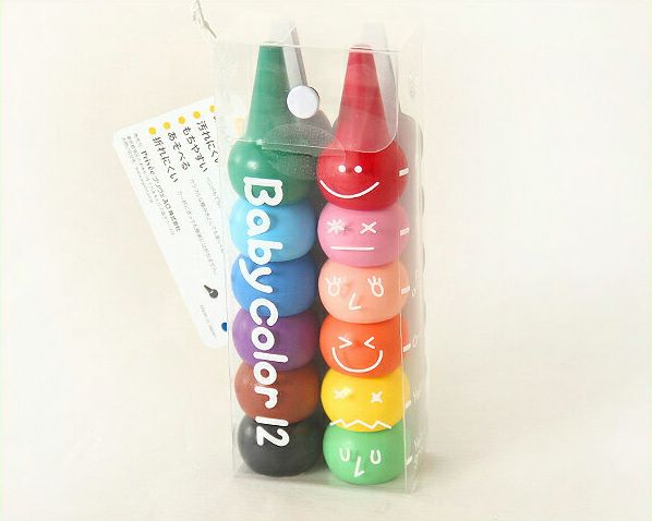 ベビーコロールクレヨン（BabyColor）12色セット_詳細01