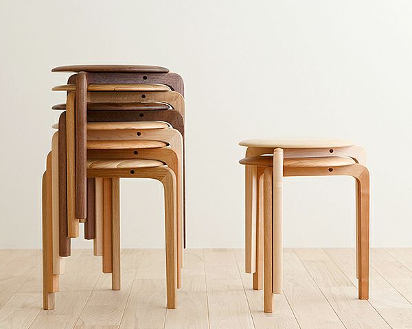 なめらか曲線が美しいスタッキング可能な LISCIOスタックスツール_詳細03