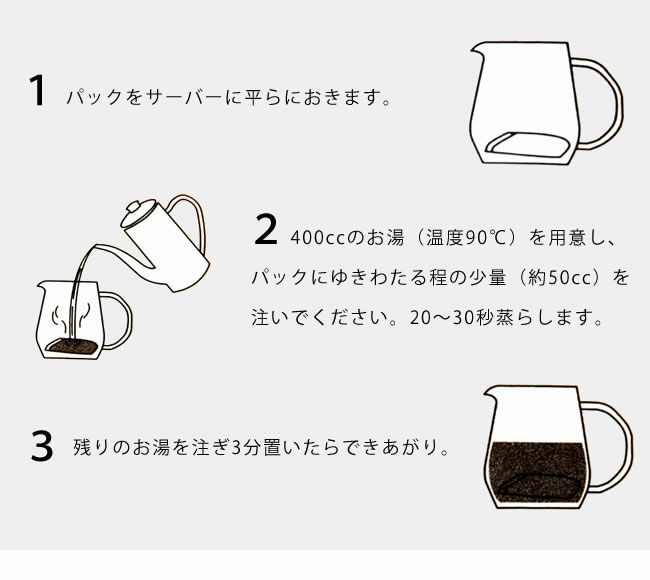 プシプシーナ珈琲ドリップコーヒーパック 山頂のコーヒー3種パックセット_詳細06