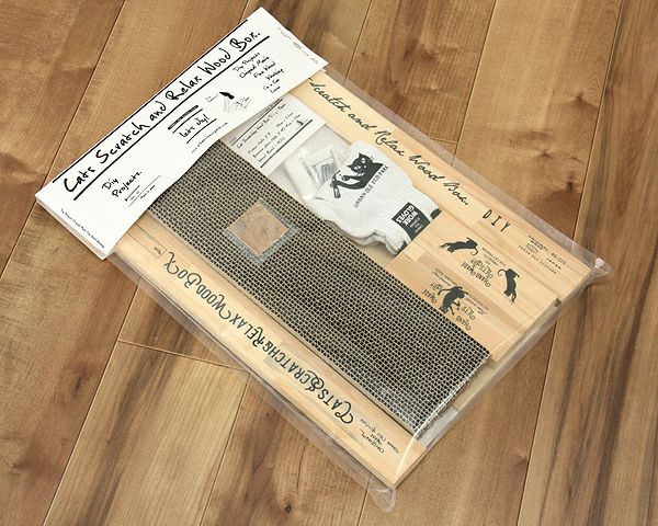 URBAN Ole Eco Park（アーバン・オーレ・エコパーク）ねこのつめとぎ木製ボックスDIYキット_詳細03