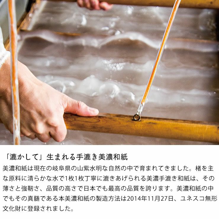 手漉き美濃和紙の水うちわ