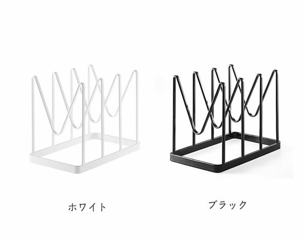 山崎実業（ヤマザキジツギョウ）ナベ蓋＆フライパンラックtower（タワー）_詳細02