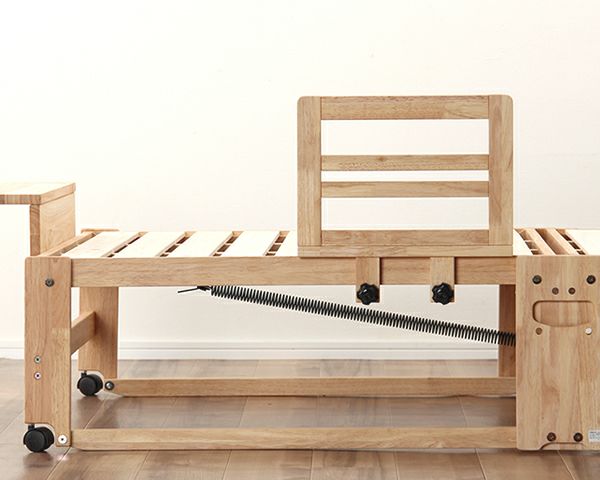 天然木で作られた折りたたみベッド専用ベッドガードベ その他ベッド