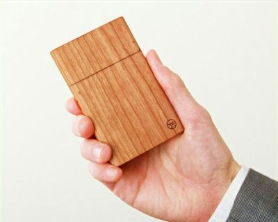 【国産】ヤクモ家具製作所<br>木製名刺ケース ブラックチェリー材<br>カードケース　名刺入れ　木製ケース　ナチュラル<br>※代引き・後払い不可