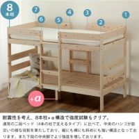 特許申請中！国産ひのき香るセパレート式二段ベッド_詳細15