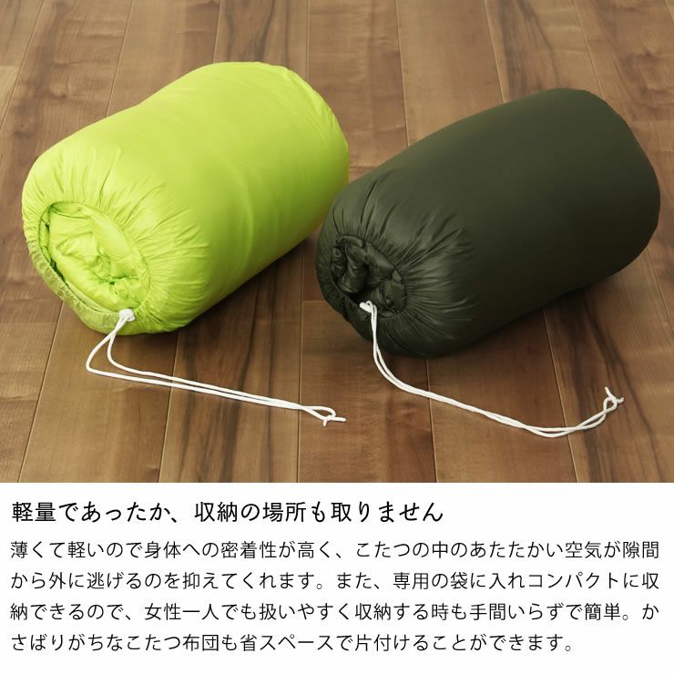 こたつ布団　薄掛け単品 185cm×185cm 「正方形 75～80cm」用_詳細05
