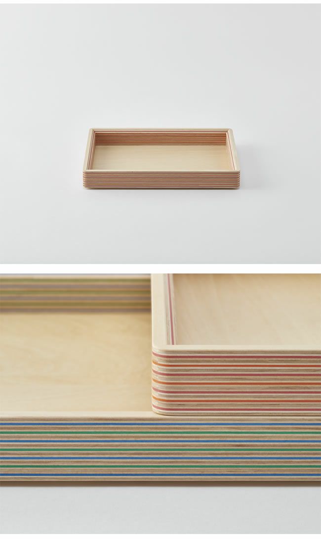 PLYWOOD laborarory（プライウッド ラボラトリ）document tray villa 資料トレイA5レッドオレンジ_詳細05