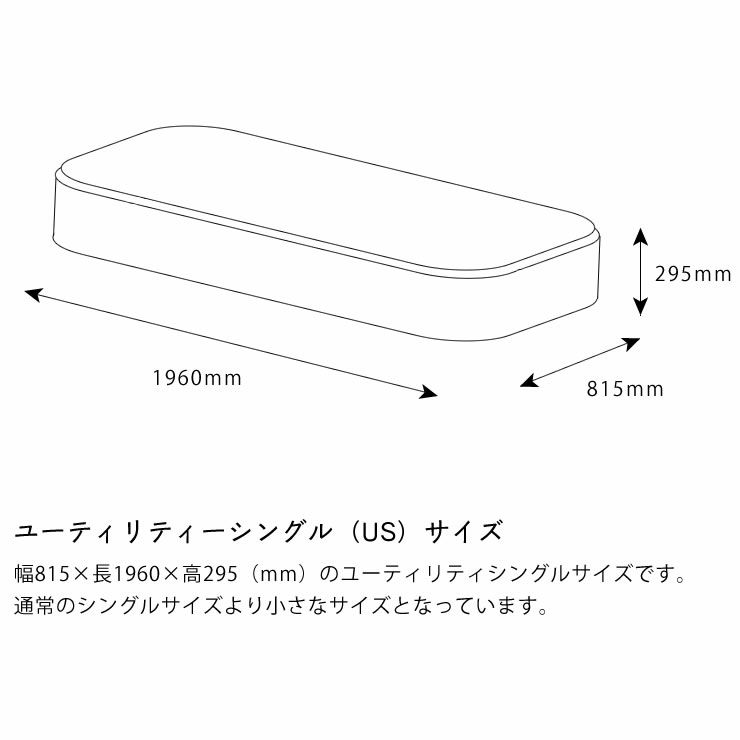 サータ（Serta）スイートコンフォート ボックストップポケットコイルマットレス（BOXトップタイプ）US ユーティリティーシングルサイズ（3ゾーン：並行配列）_詳細14