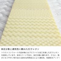 サータ（Serta）トラストコンフォート 7.7F1Pポケットコイルマットレス（ノーマルタイプ）D ダブルサイズ（5ゾーン：並行配列）_詳細06