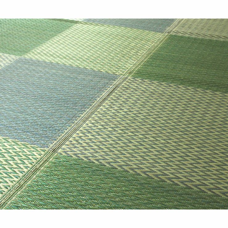 日本の伝統文様として挙げられる、市松模様のい草カーペット