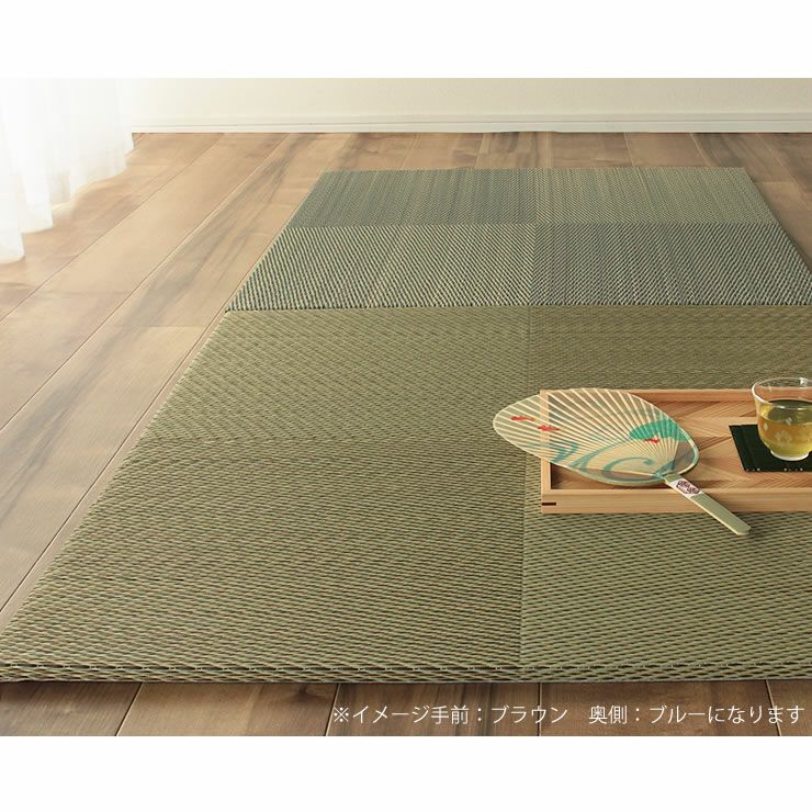主張しすぎない上品な市松模様の琉球畳
