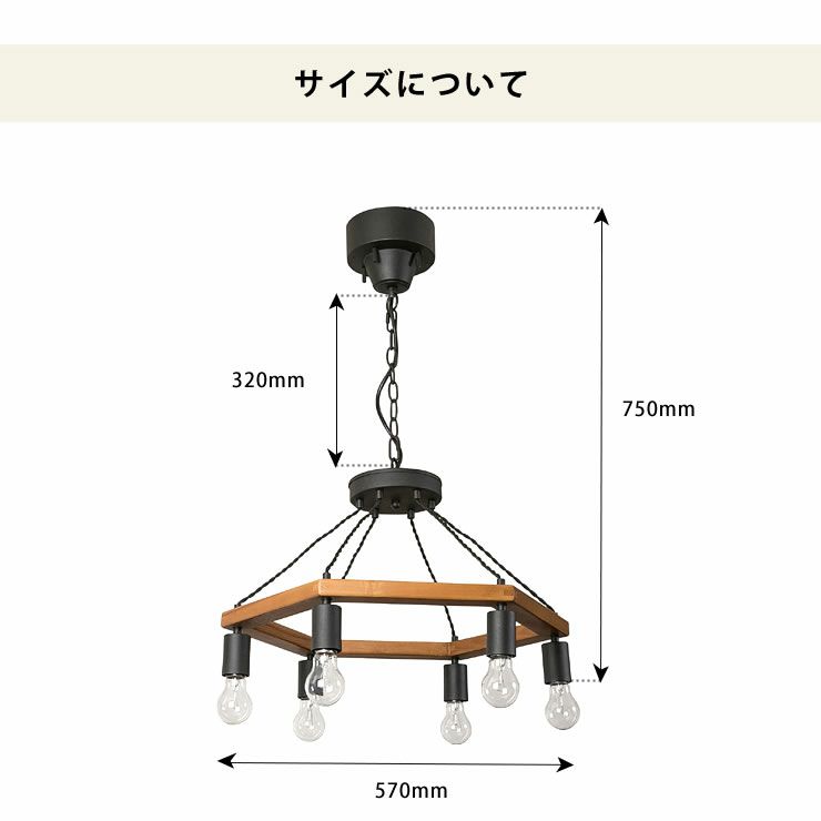 BRID（ブリッド） BRカラーウッド仕様ワークライト6灯ペンダントライト_詳細11