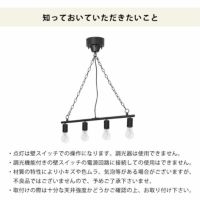 BRID（ブリッド） ワークライト4灯ペンダントライト_詳細12