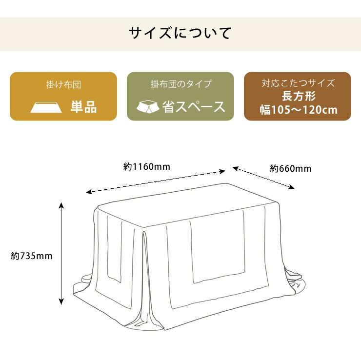 こたつ布団ハイタイプ薄掛け単品 こたつ掛け布団（ハイタイプ用）｜こたつ布団通販【家具の里】