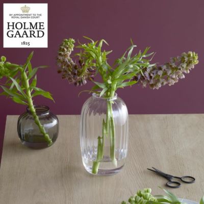 HOLMEGAARD（ホルムガード）<br>プリムラ　ベース　高さ25.5cm　クリア