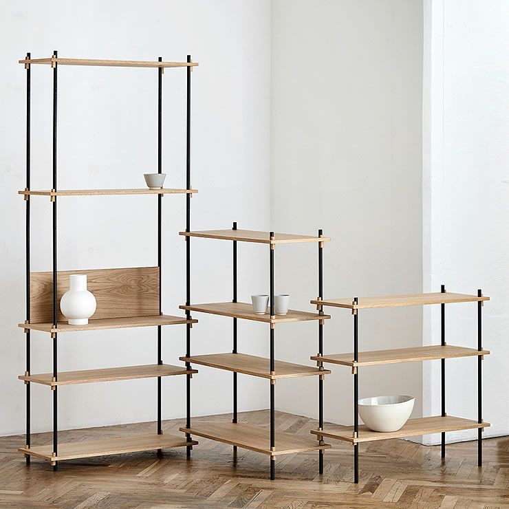 MOEBE（ムーベ）シェルビングシステムダブル 高さ115cm（オーク）_詳細13