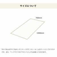 Brita Sweden(ブリタ スウェーデン)イン＆アウトドアラグプラスチックフォイル70×150Ingrid_詳細11