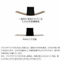 大人になっても使えるシンプルでおしゃれな学習机3点セット（100cm幅デスク+シェルフ+ワゴン）杉工場 レグシー クッカ_詳細16